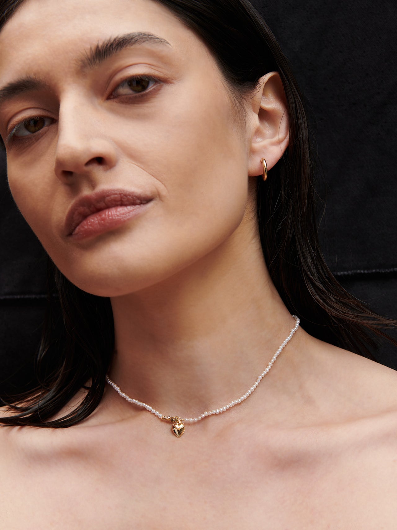 Puff Love Choker shot on model
