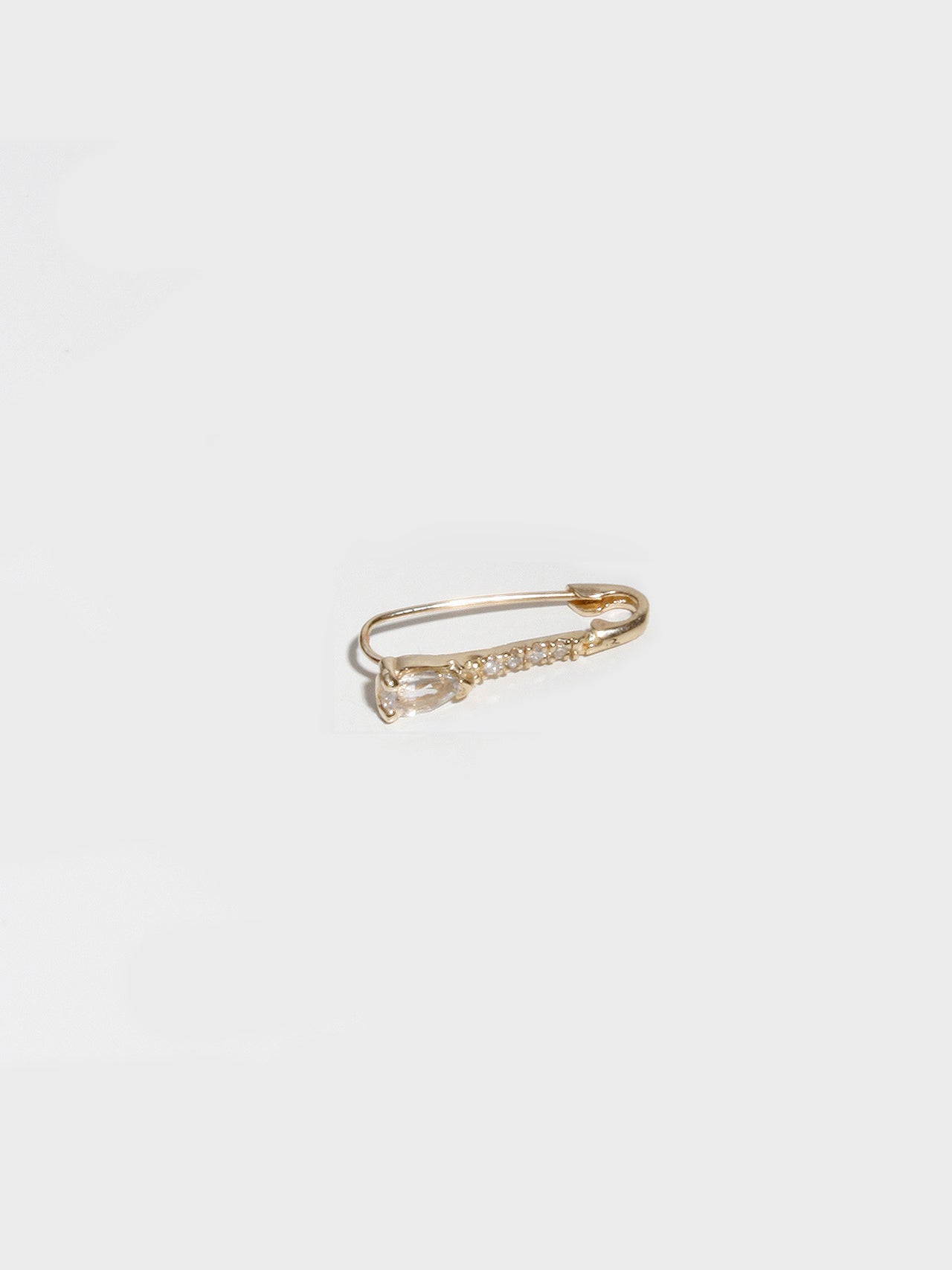 Mini Gemstone Diamond Safety Pin