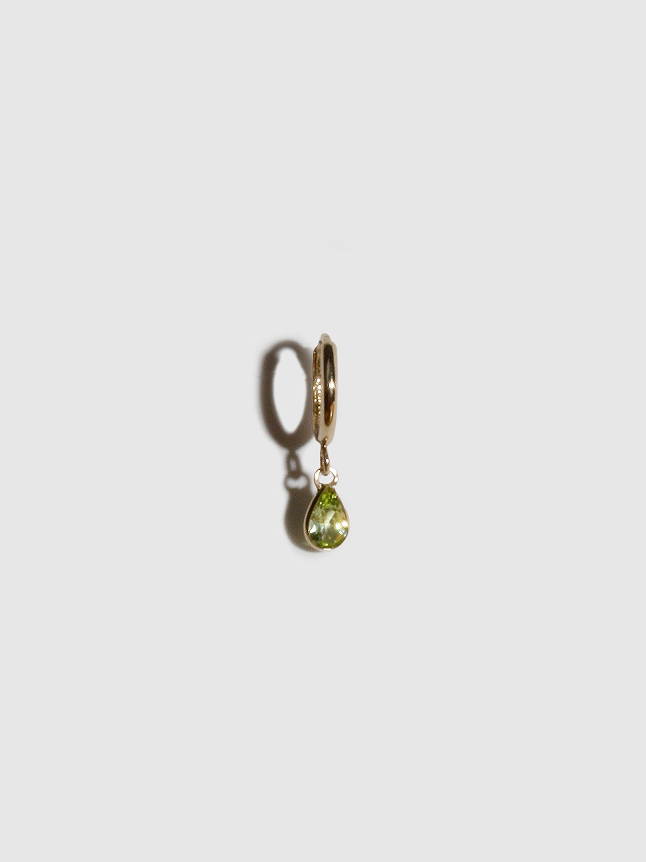 Mini Gem Bezel Huggie