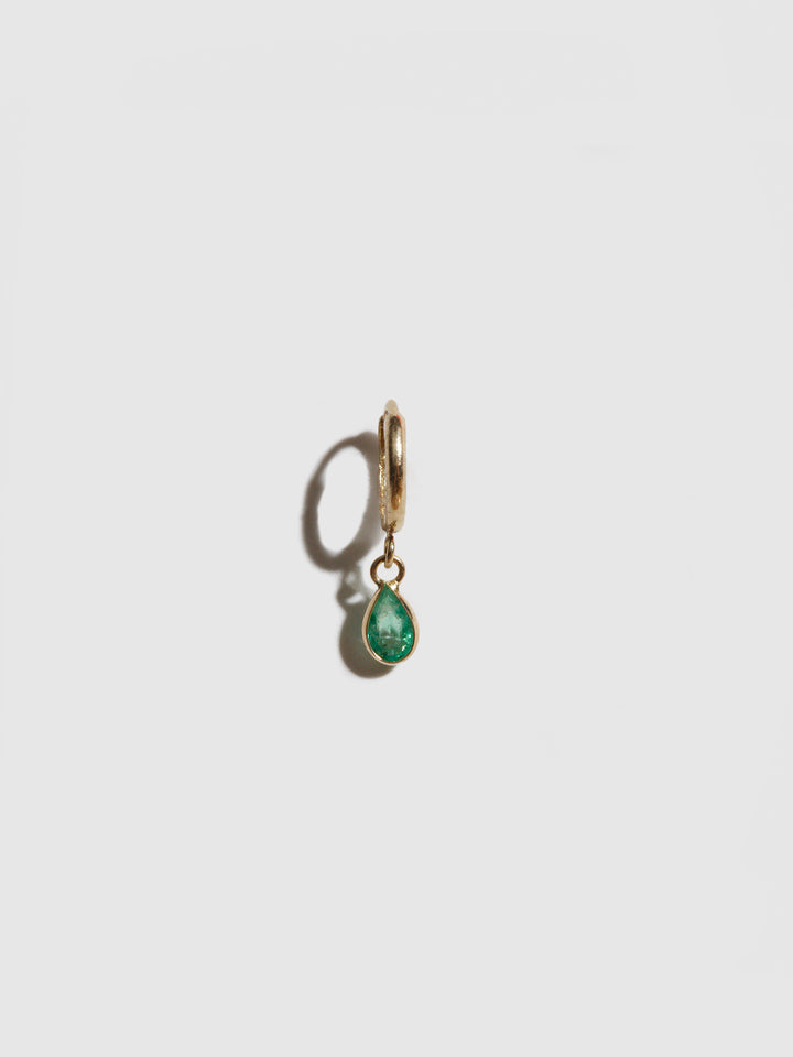 Mini Gem Bezel Huggie