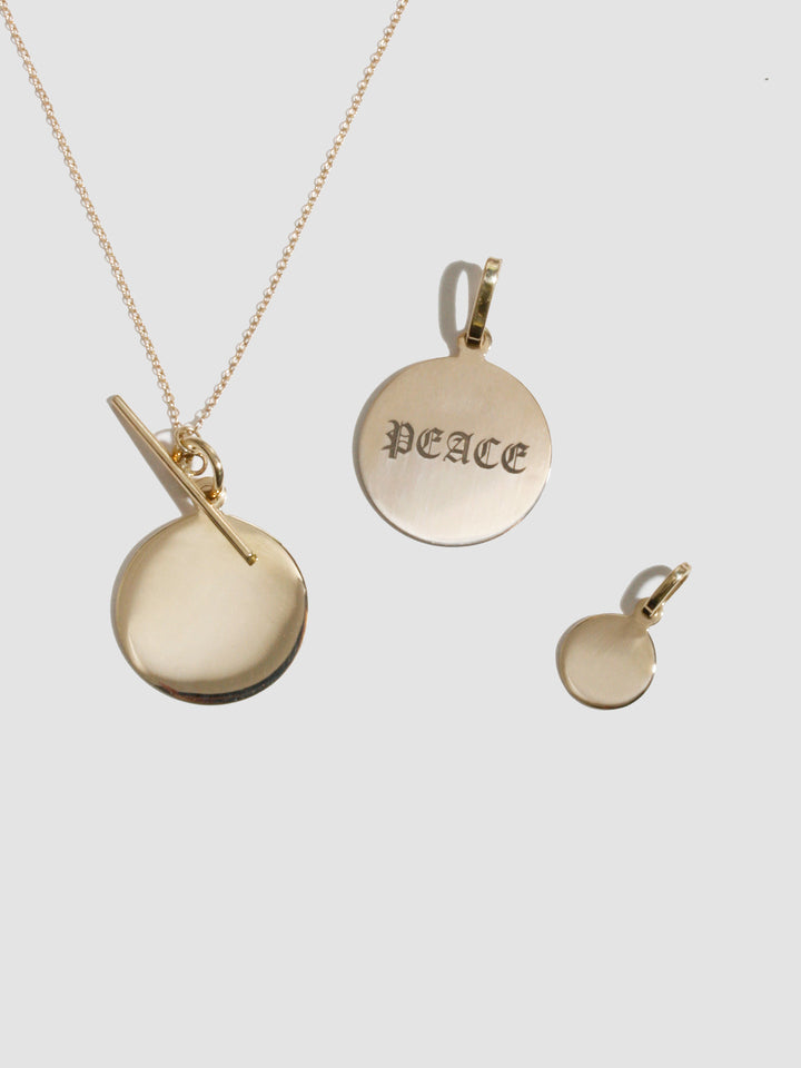 Disk & Toggle Necklace