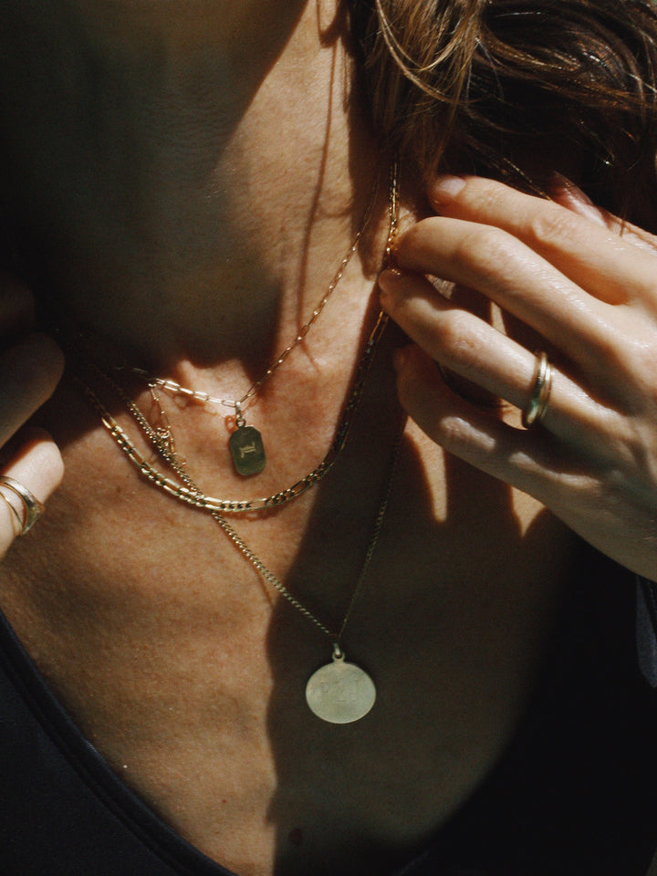 Solid Figaro Chain Necklace