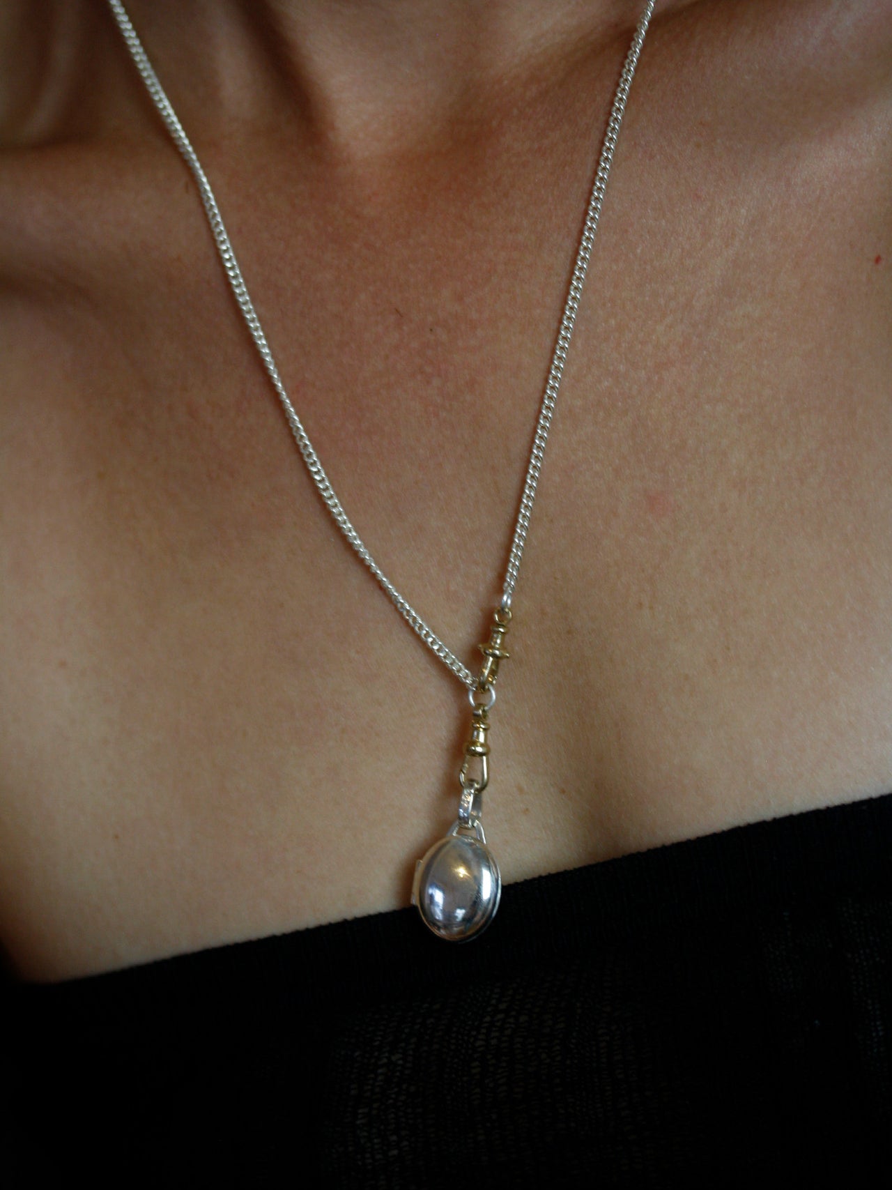 Sterling Silver Classic Locket Pendant