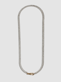 Mixed Metal Vintage Clip Necklace