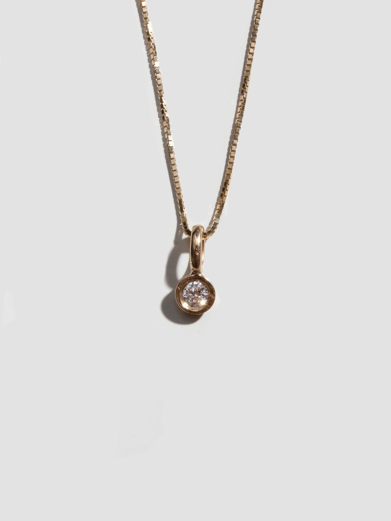 Diamond Bezel Pendant
