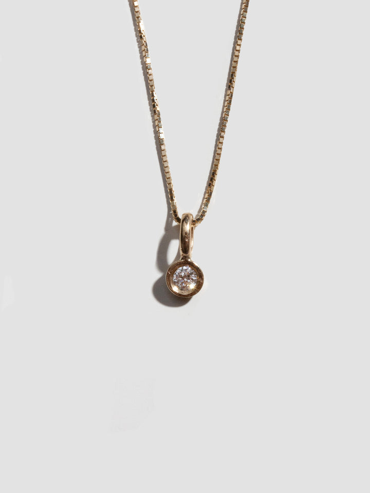 Diamond Bezel Pendant