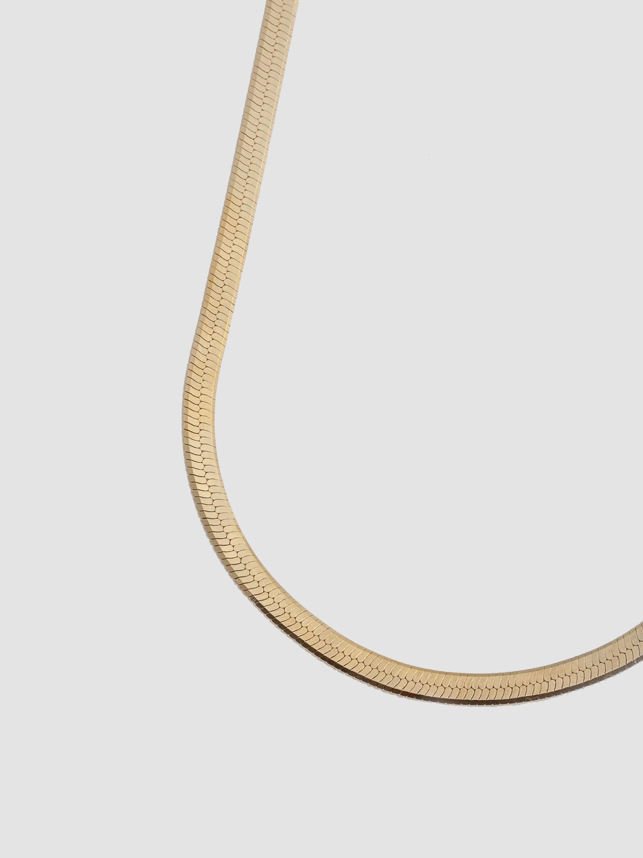Vermeil Herringbone Necklace
