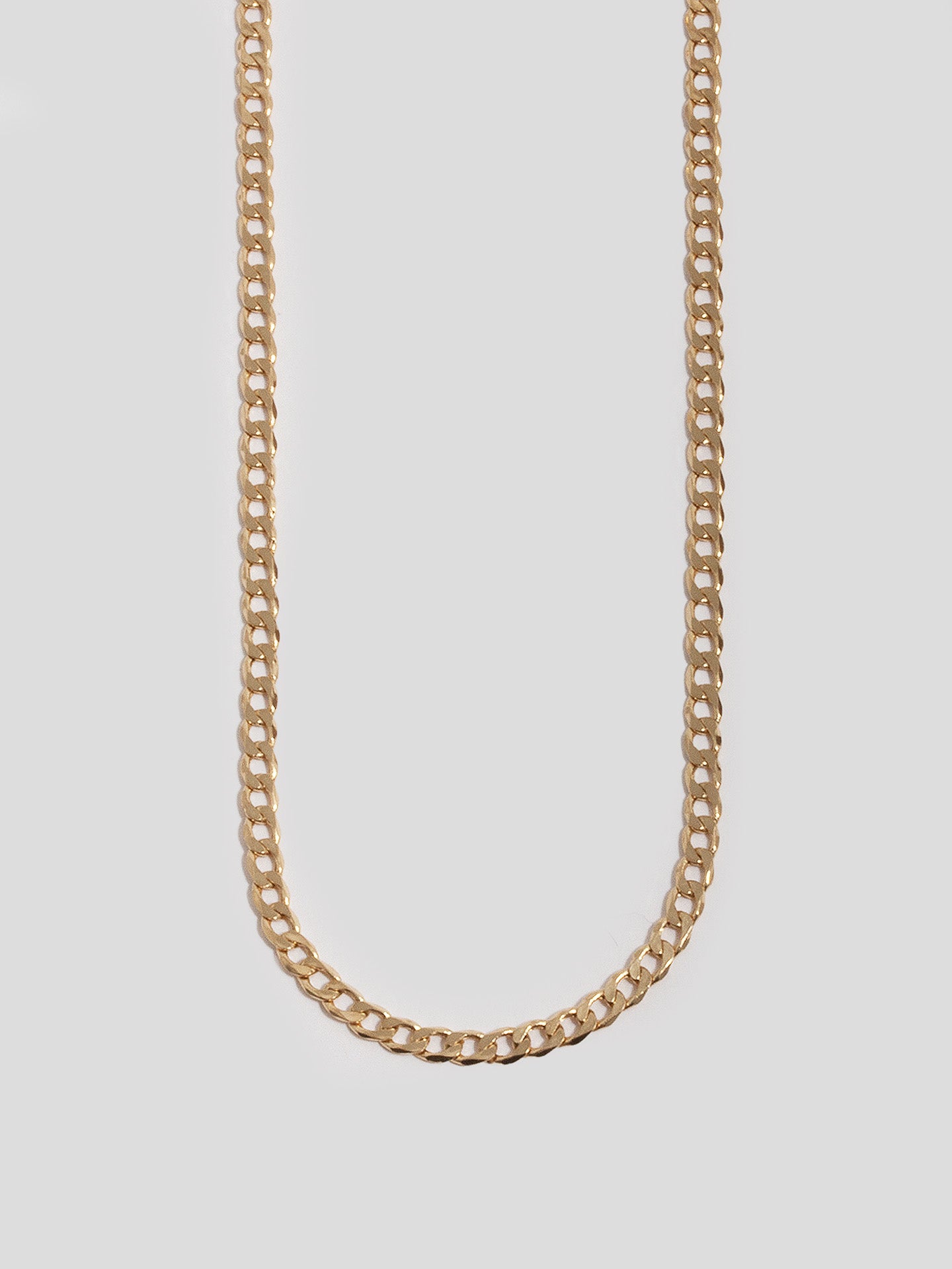 XL Lightweight Havana Chain shot on light grey background.
