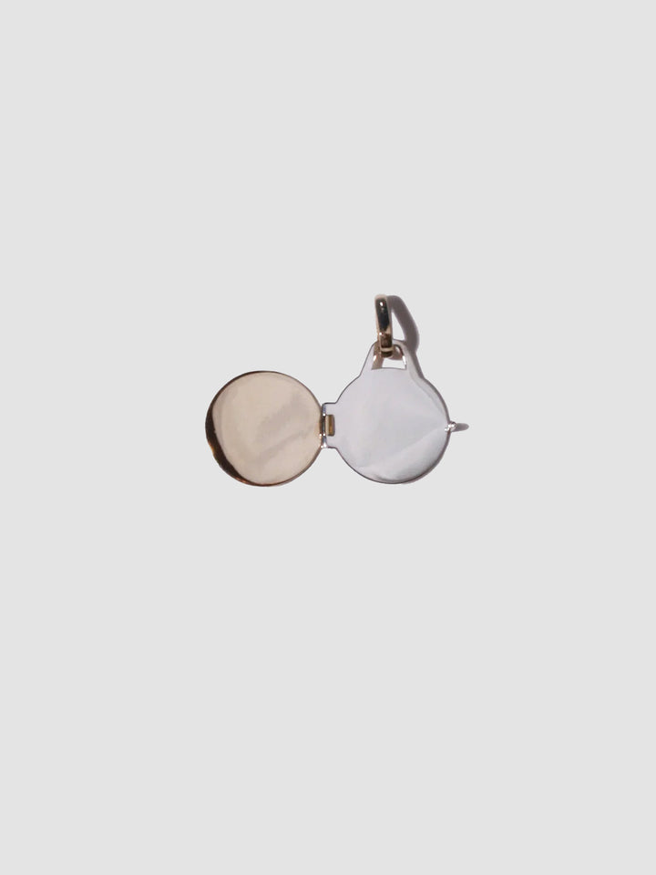 Mixed Metal Locket Pendant
