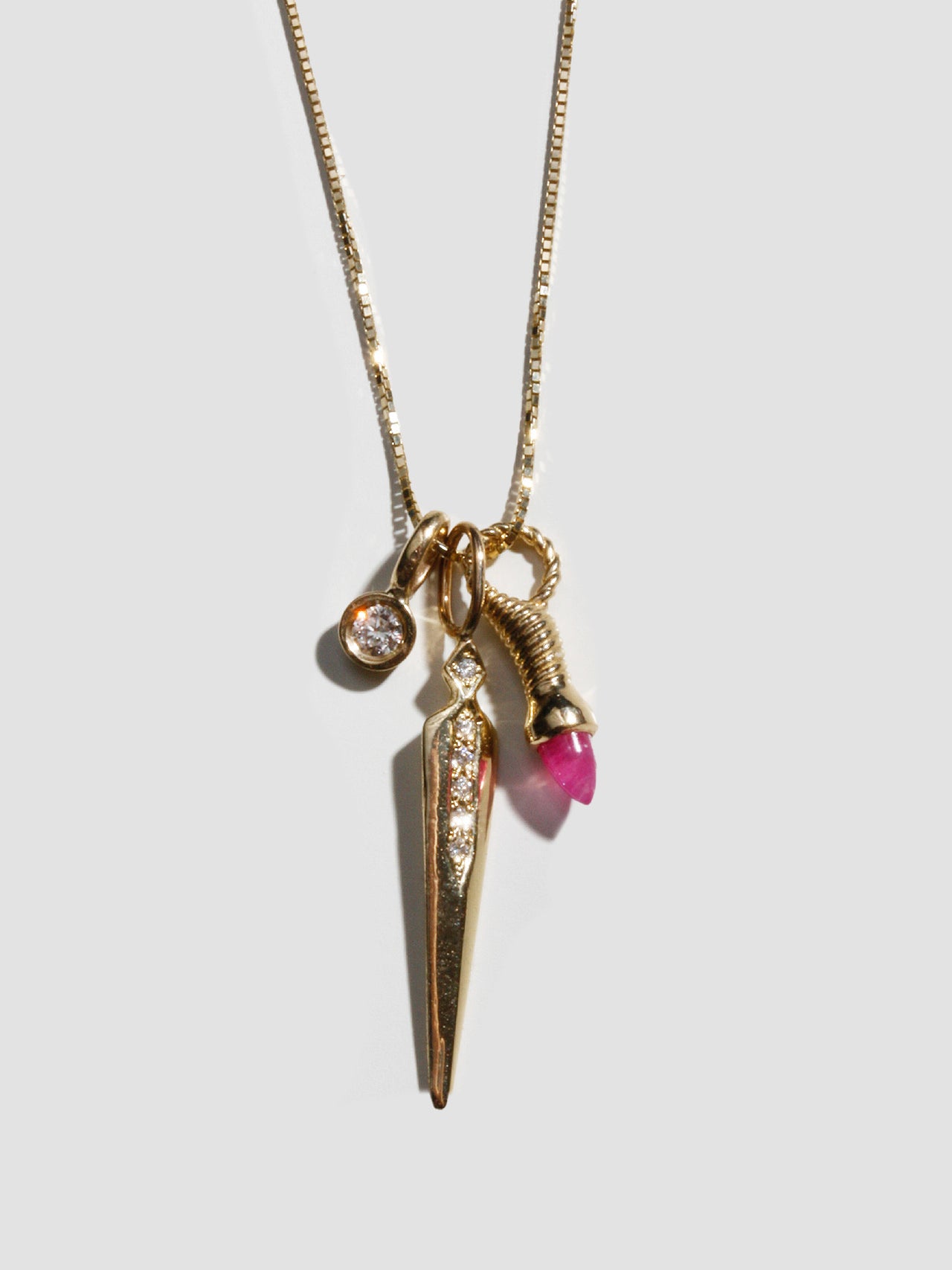 Diamond Bezel Pendant