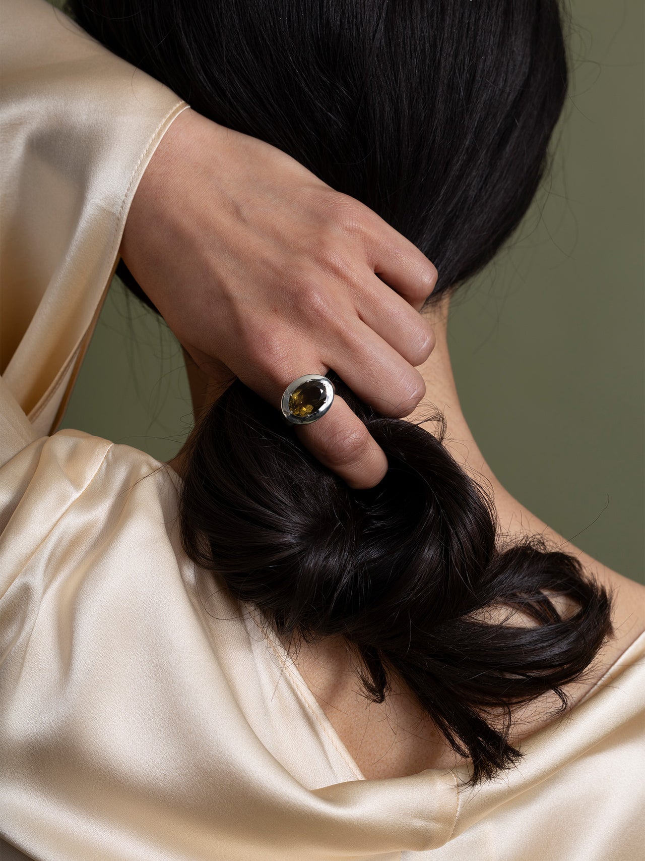 Olive Cocktail Ring