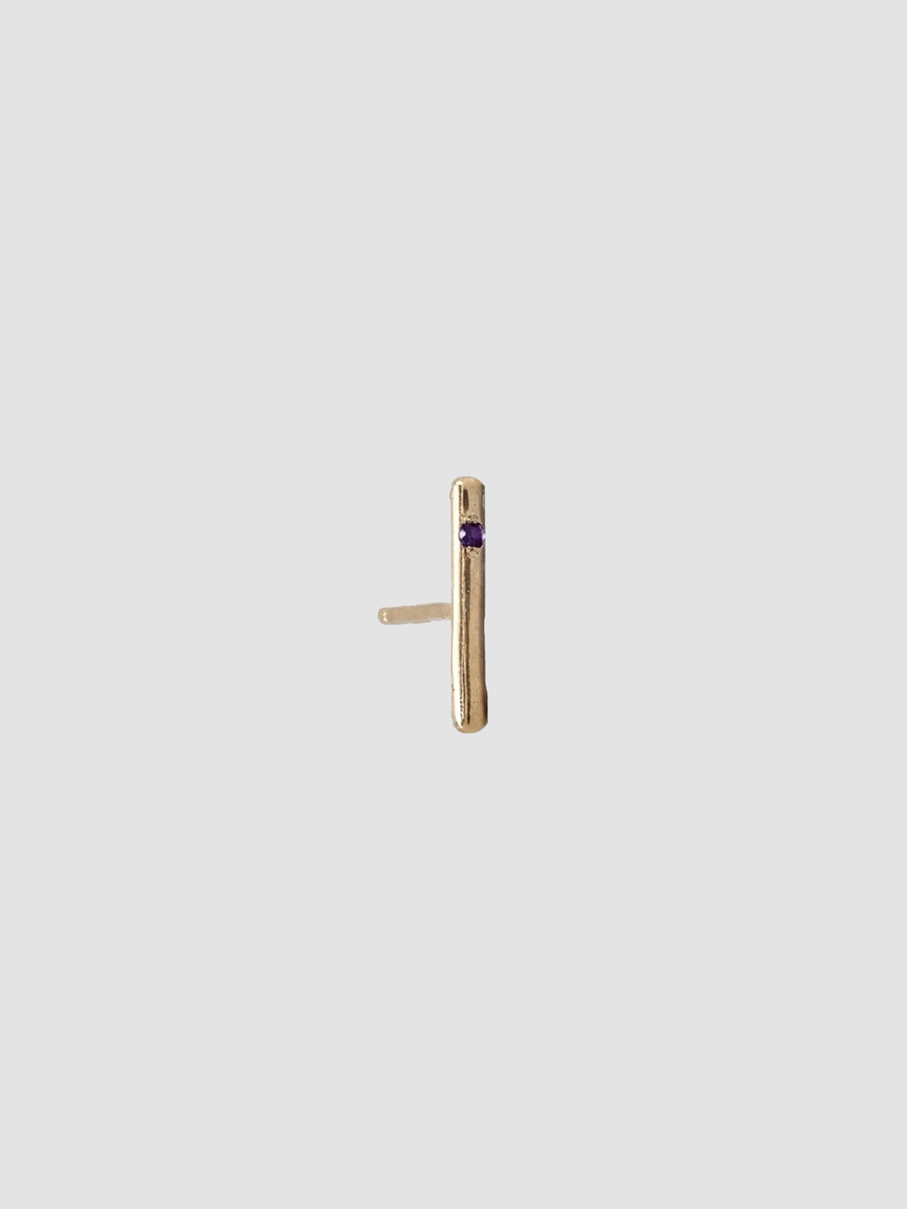 Amethyst Solo Rod Stud