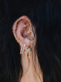 Mini Gemstone Diamond Safety Pin