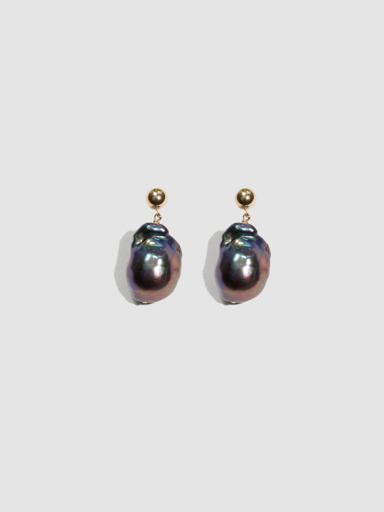 Black Pearl Nymph Earrings