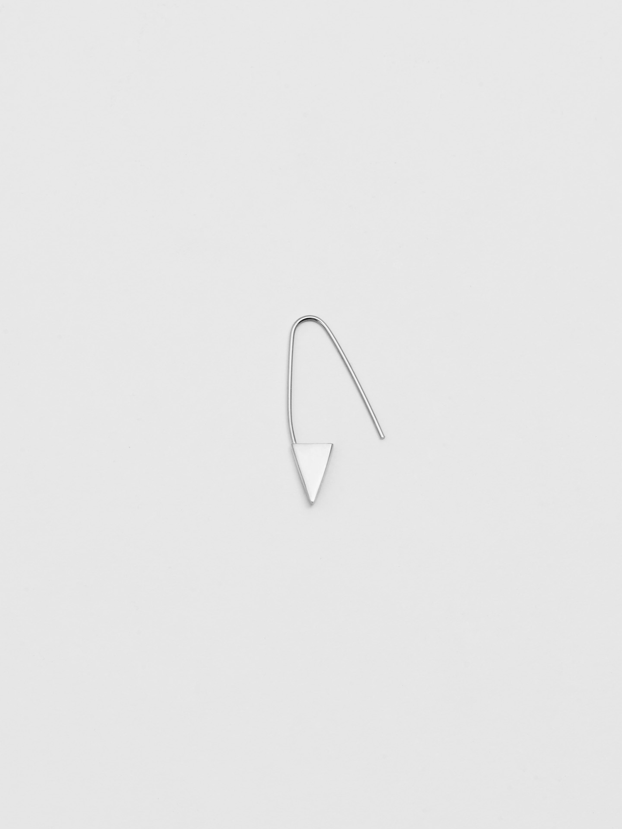 Triangle Safety Pin Earring