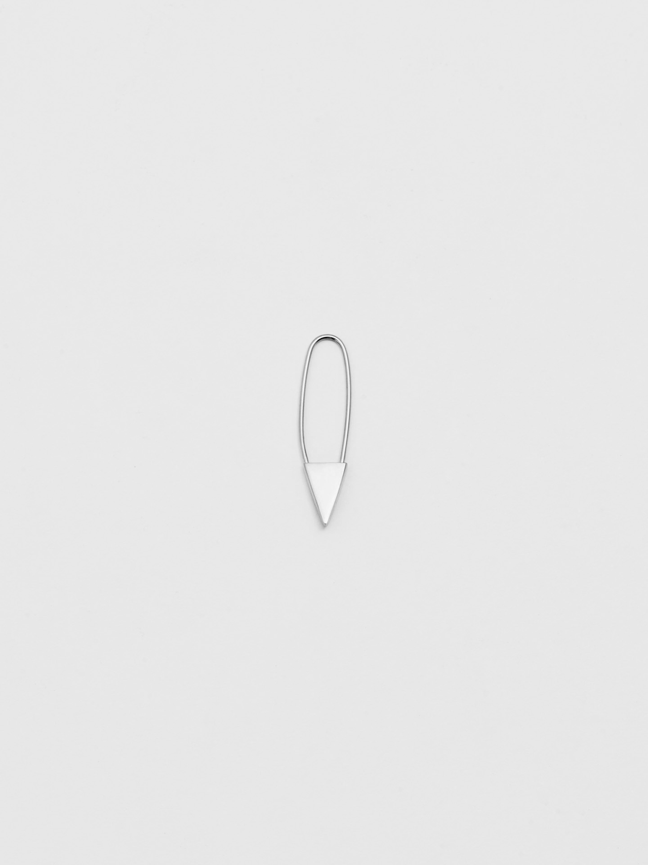 Triangle Safety Pin Earring