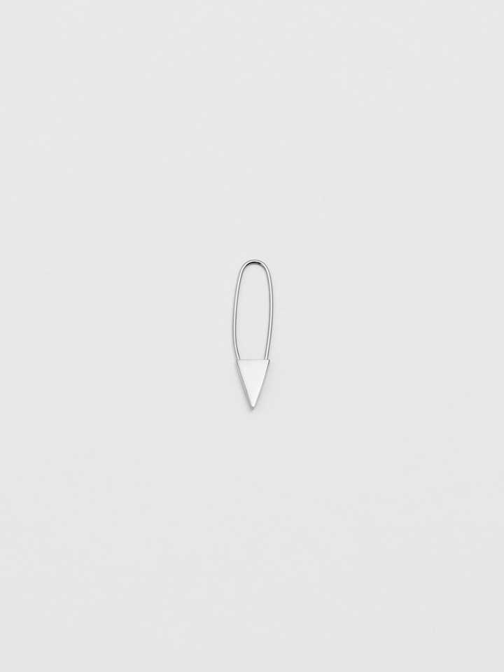 Triangle Safety Pin Earring