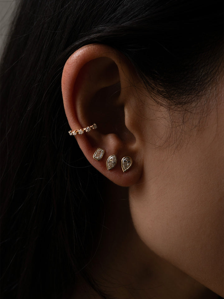 Diamond Cinq Ear Cuff