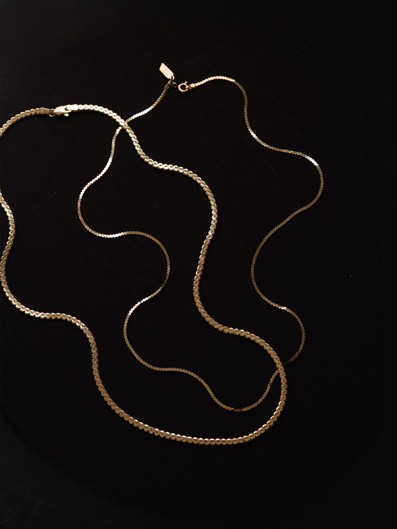 Serpentine Chain Necklace