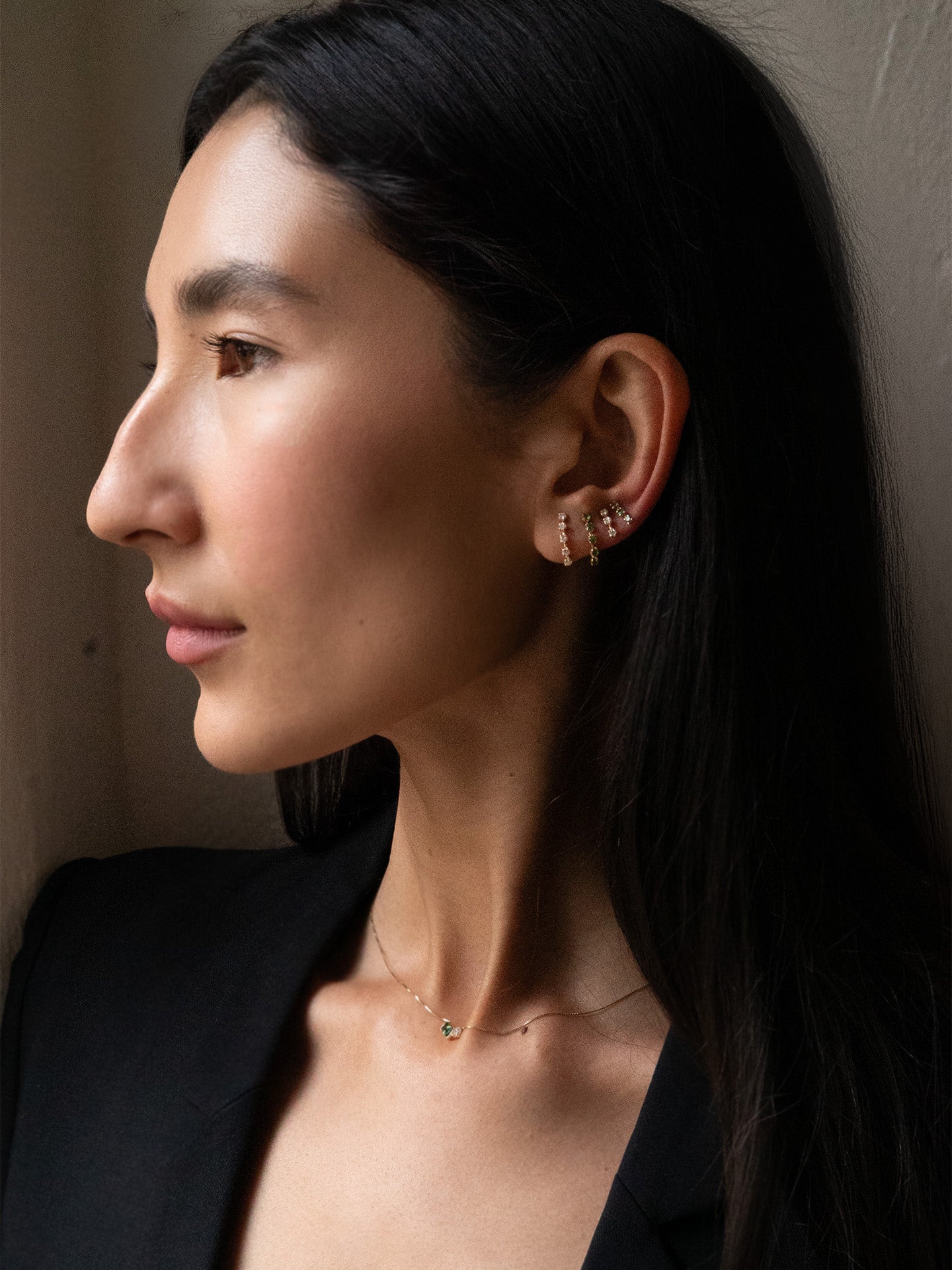 Emerald Cinq Stud