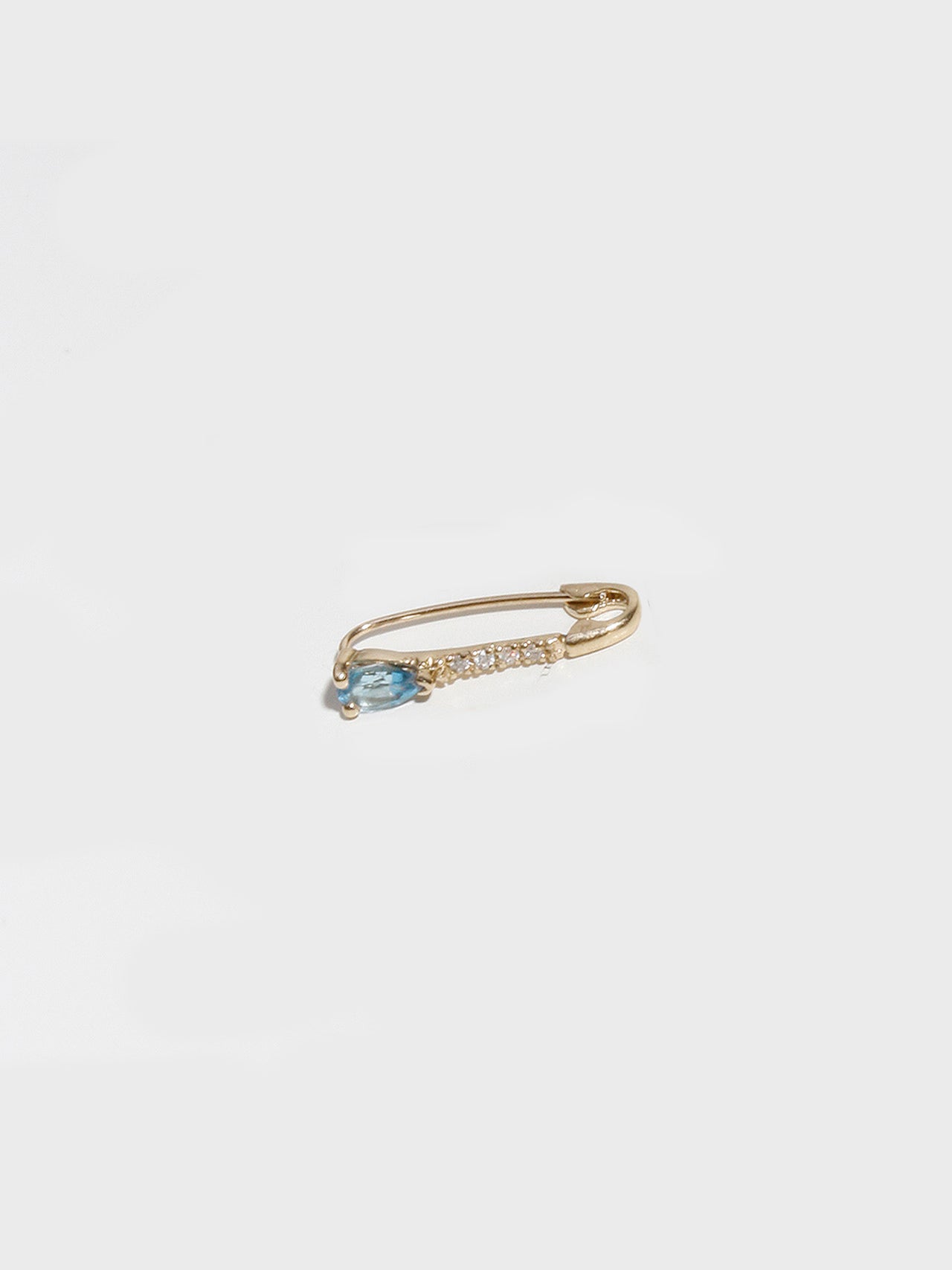 Mini Gemstone Diamond Safety Pin