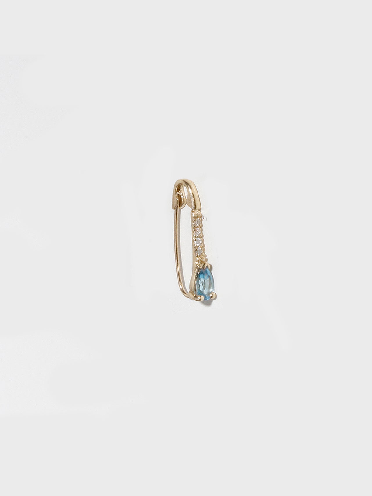 Mini Gemstone Diamond Safety Pin