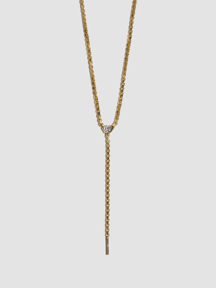 Elowen Solitaire Lariat