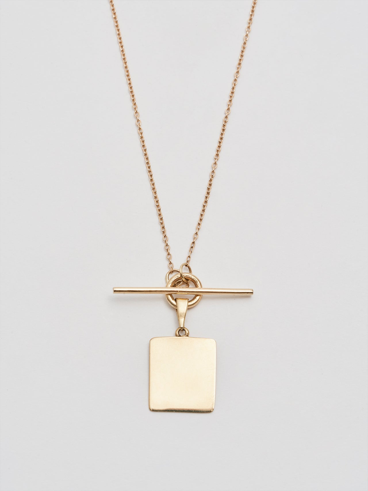 Square & Toggle Necklace