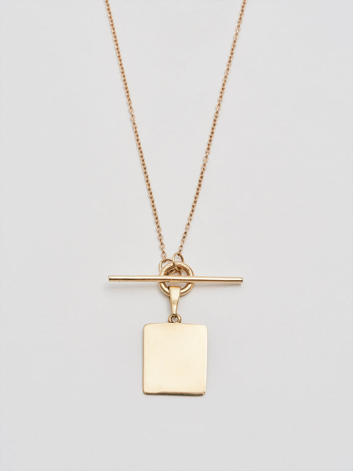 Square & Toggle Necklace